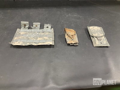 (215) M4 Three Mag Pouches, (34) M4 Hand Grenade Pouches & Assorted Items