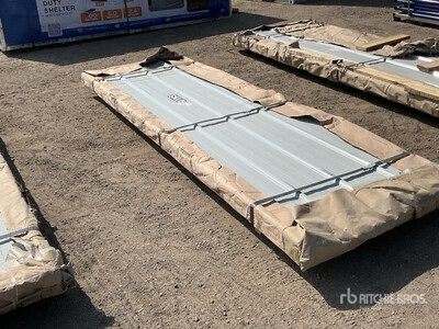 Quantity of (100) 2025 SKLP SKL100 Galvalume Steel Sheets (Unused)