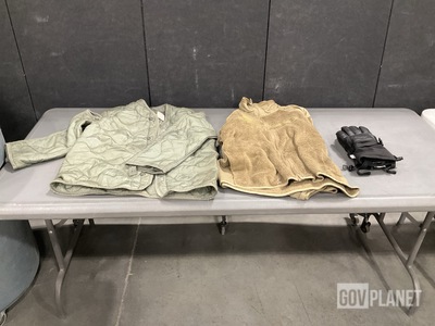 (40) Cold Weather Jackets, (10) Cold Weather Liners, (11) Pairs of Mittens