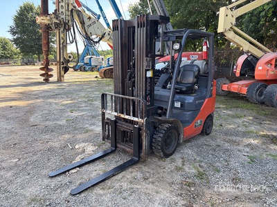 2018 Toyota 8FGCU25 3500 lb Pneumatic Tire Forklift