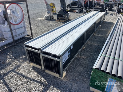 Quantity of (30) Grey Metal Roof Panels 20 ft x 17.7 ft Divers Autres (Unused)