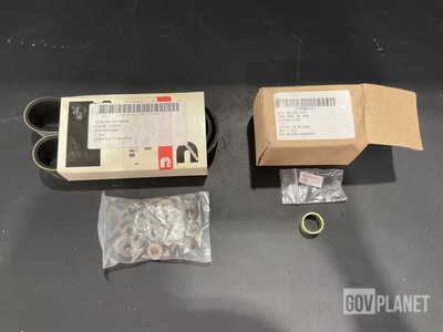 (7) Sleeve Bearings, (903) Flat Washers, (27) V-Belts & Assorted Items