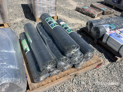 Quantity of (10) Woven Landscape Fabric 6 ft x 300 ft