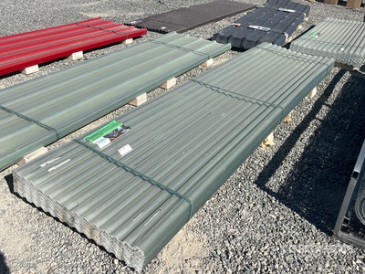 Quantity of (20) Clear Polycarbonate Roof Panel 12 ft x 3 ft (Unused)