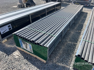Quantity of (63) Grey UPVC Rigid Non-Metallic Conduit 3 In X 20 Ft (Unused)