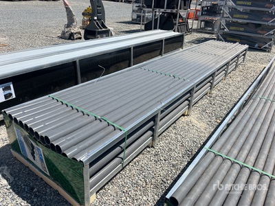 Quantity of (63) Grey UPVC Rigid Non-Metallic Conduit 3 In X 20 Ft (Unused)