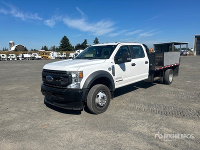 2020 Ford F-550 XL 4x4 Crew Cab Flatbed Truck
