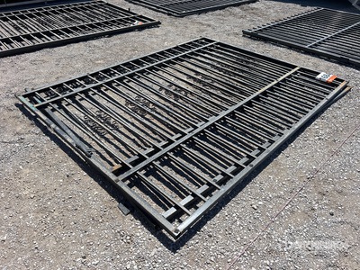 2025 SKLP SK-T20X 20 ft x 7 ft Wrought Iron Bi-Parting Portail d'entrée (Unused)