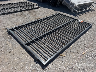 2025 SKLP SK-T20X 20 ft x 7 ft Wrought Iron Bi-Parting Portail d'entrée (Unused)