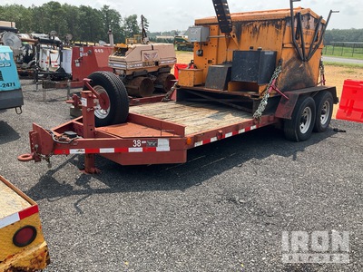 2001 MPD C16P2 14 ft T/A Equipment Trailer