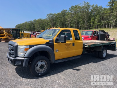 2012 Ford F-550 Super Duty XL 4x2 Extended Cab Flatbed Truck