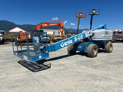 2000 Genie S-60 4WD Diesel Telescopic Boom Lift