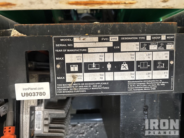 ELEVADOR TIJERA 2022 JLG ES2632