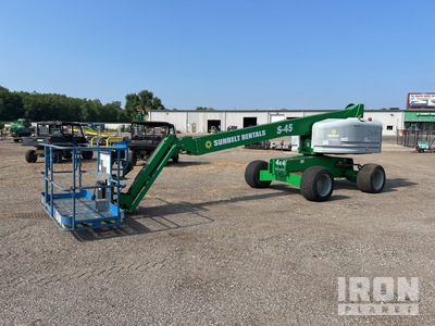 2018 Genie S45 4WD Diesel Telescopic Boom Lift