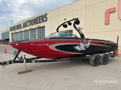 2012 Centurion 24 ft Barco para wakeboard w/2012 Boat Mate 2012 ENZO SV244 Trailer