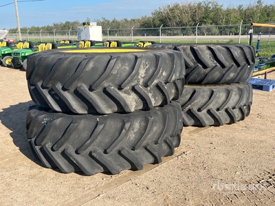 Quantity of (4) Goodyear 620/70R46 Tires - Fits John Deere 4940