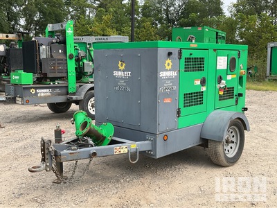 2018 Atlas Copco PAS 100 HFS KD T4F Trailer-Mounted Pompe à eau