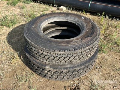 Quantity of (2) Longmarch 11R22.5 Tires