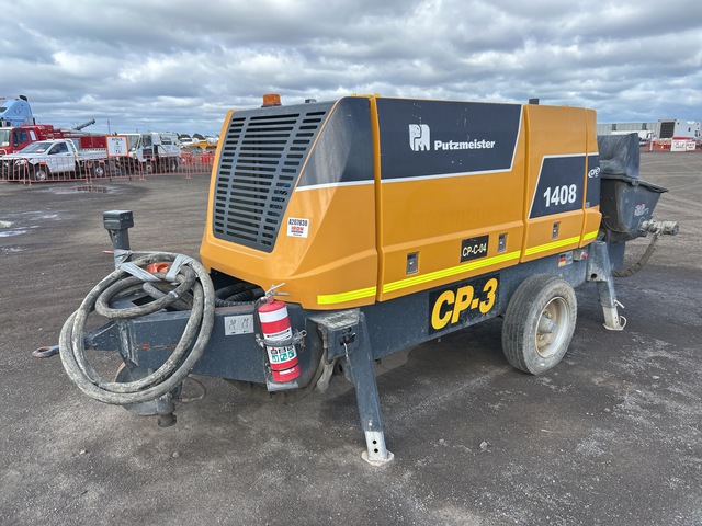 2019 Putzmeister BSA-1408 E 110 kW Electric Concrete Pump