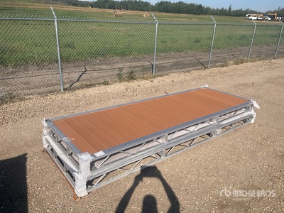 Quantity of (2) 2024 BYT BDF412 4 ft x 12 ft Aluminum Boat Dock Section Kit (Unused)