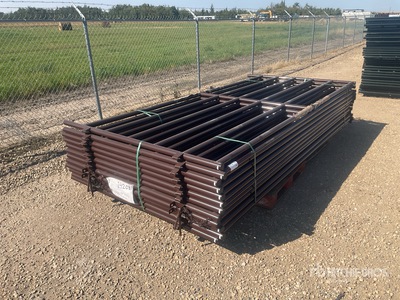 2025 BYT HDALYPNL12 QTY(12) 12Ft Alley Panel para ganado (Unused)