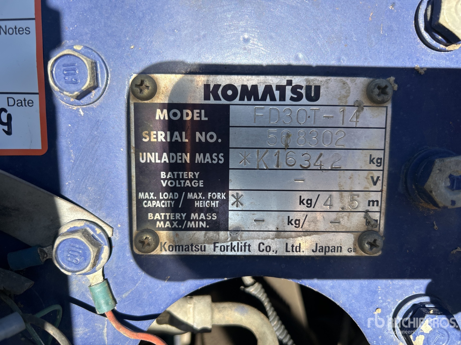 Komatsu FD30T-14 Forklift