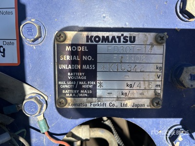 Komatsu FD30T-14 Forklift