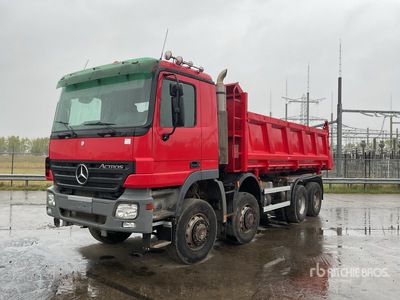 2007 Mercedes-Benz ACTROS 4144 8x8 Camion à benne basculante Quad/A