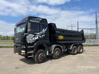 2006 MAN TGA41.430 8x8 Twin-Steer Sleeper 8x8 Tri/A-kiepwagen