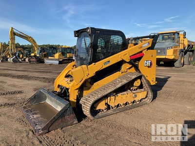 2021 Cat 299D3 Two-Speed High Flow XPS Chargeuse sur rails compacte