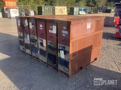 (6) JMC CNU-332/E 30mm Ammunition Storage Containers
