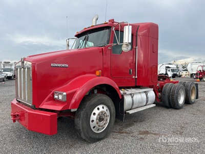 2010 Kenworth T800 6x4 T/A Day Cab Truck Tractor