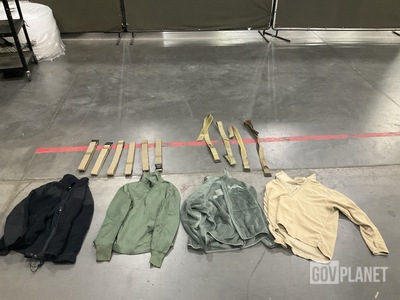 (4) Assorted Men’s Outerwear, (63) Individual Belts & Assorted Items