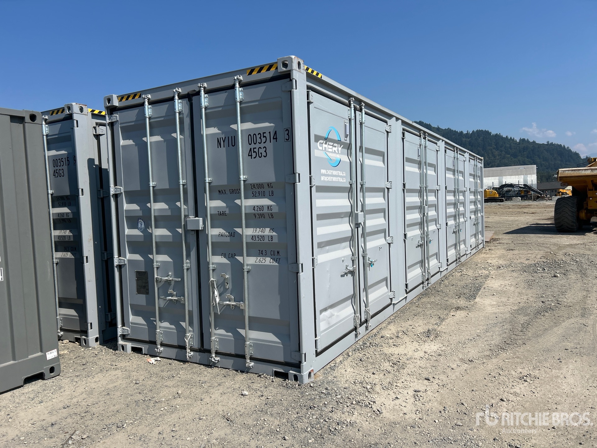 2025 40 ft High Cube Multi-Door Open-Sided Storage Container