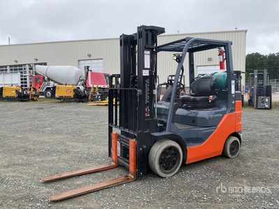 2007 Toyota 50-8FGCU25 4500 lb Cushion Tire Chariot Élévateur
