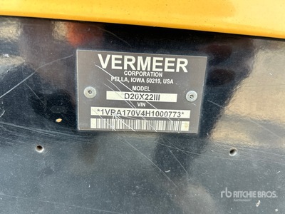 2017 Vermeer D20X22III Barrenadora direccional