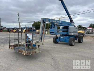 2014 Genie Z-60/34 4WD Diesel Articulating Boom Lift