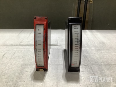 (2) Ammeter 9-2150-211 Special Scale Meters