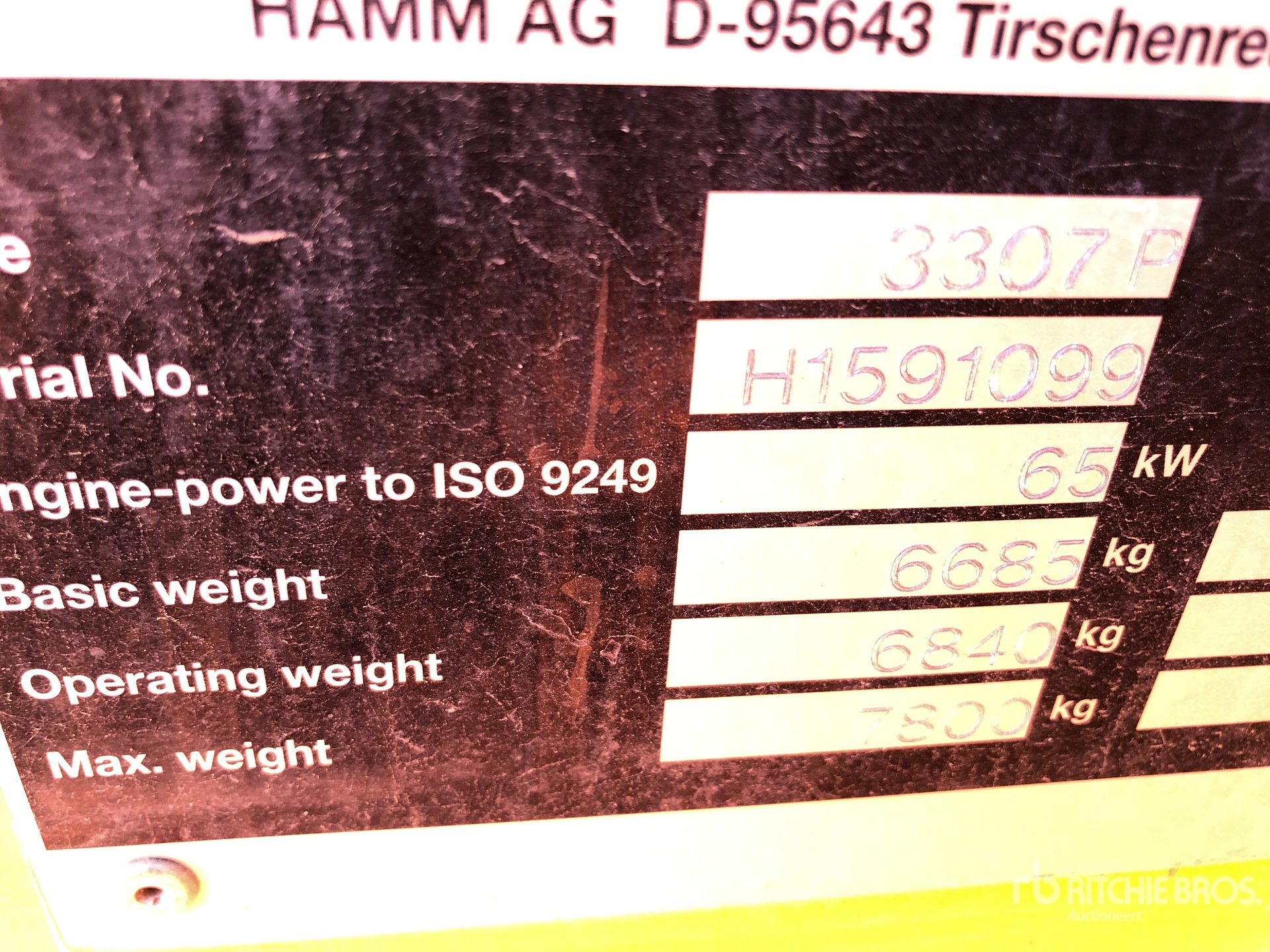 2006 Hamm 3307P Padfoot Drum Compactor