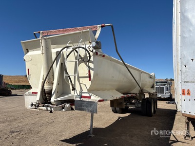 2000 Allco 28 ft T/A End Dump Trailer