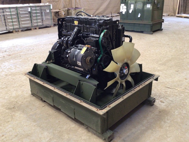 Cat C7 Turbo Diesel Engine w/Container