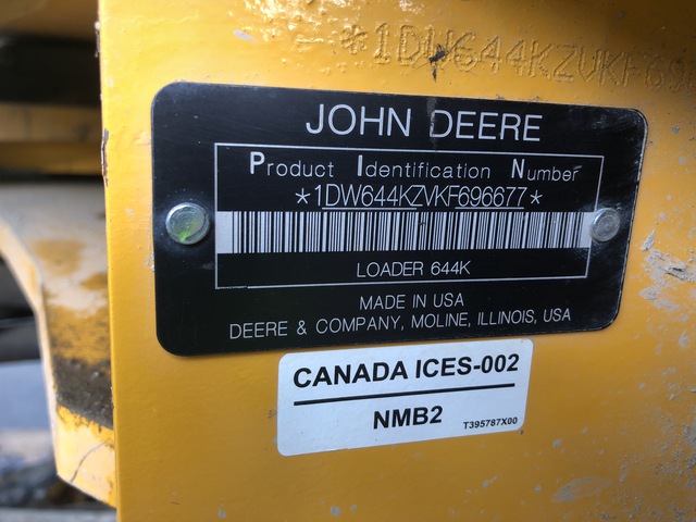2019 John Deere 644K
