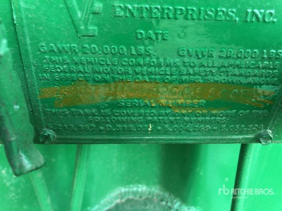 1994 VE Enterprises 500 bbl Flat Top S/A Tanque Frac
