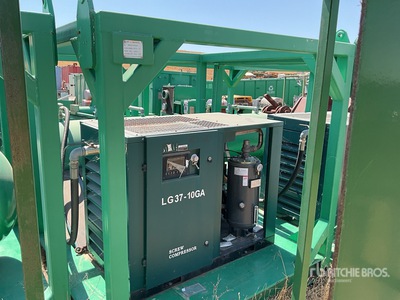 2019 Kaishan LG37-10GA Skid-Mounted Electric Compressore (Unused)