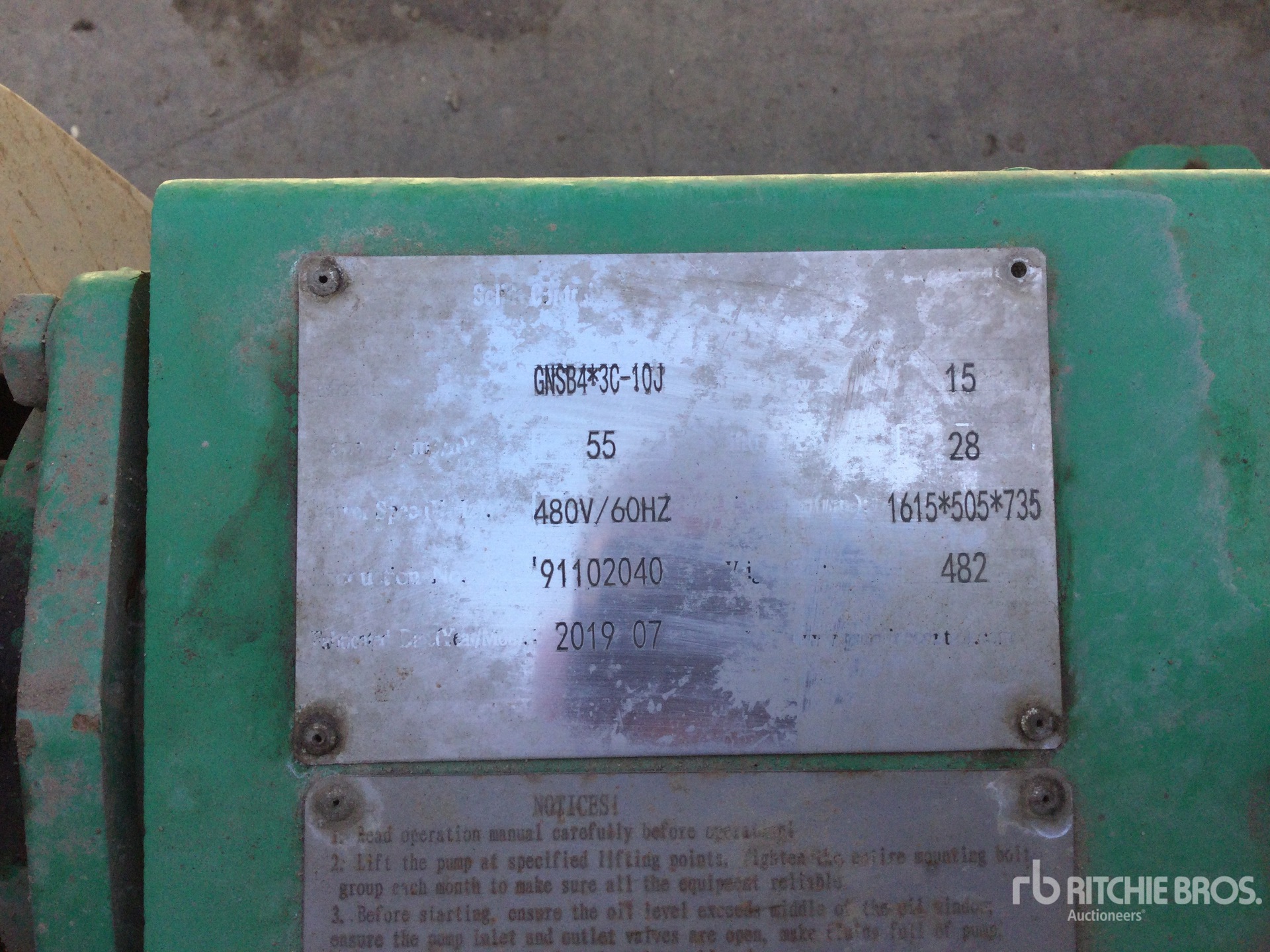 2019 GN Solid Control GNSB43C10J Pompa centrifuga