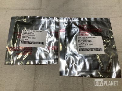 (2) L3 Technologies BB-8005791-1 Retaining Rings