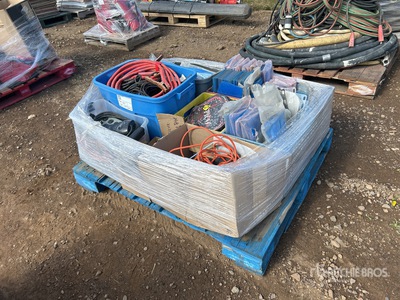 Sandblast screens, booster cables , extension cords, trouble lights