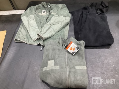 (1) Extreme Cold Weather Jacket Liner, (9) Pairs of Overalls & Assorted Items