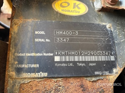 2013 Komatsu HM400-3 Dumper articolato