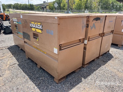 Quantity of (6) Knaack 89 Job Site Box